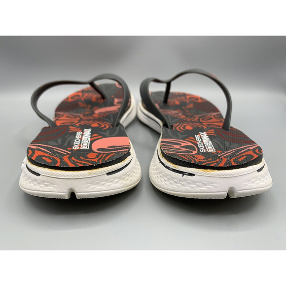 SKECHERS GOGA MAX Thong Flip Flops Slides Sandals Comfort Shoes Women's Size 7 - Picture 8 of 11